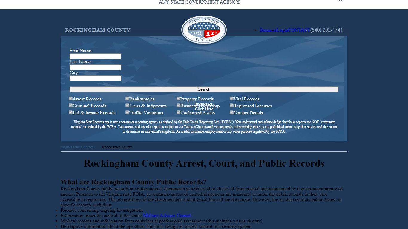 Rockingham County Arrest, Court, and Public Records