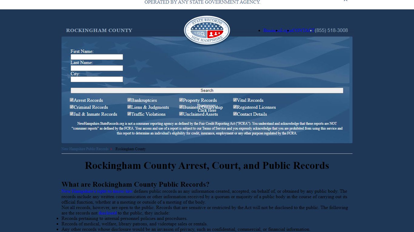 Rockingham County Arrest, Court, and Public Records